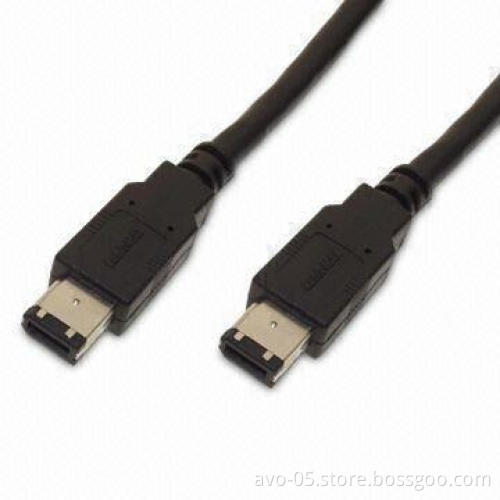IEEE 1394 Firewire Cable with 6-pin Male to 6-pin Male Connector